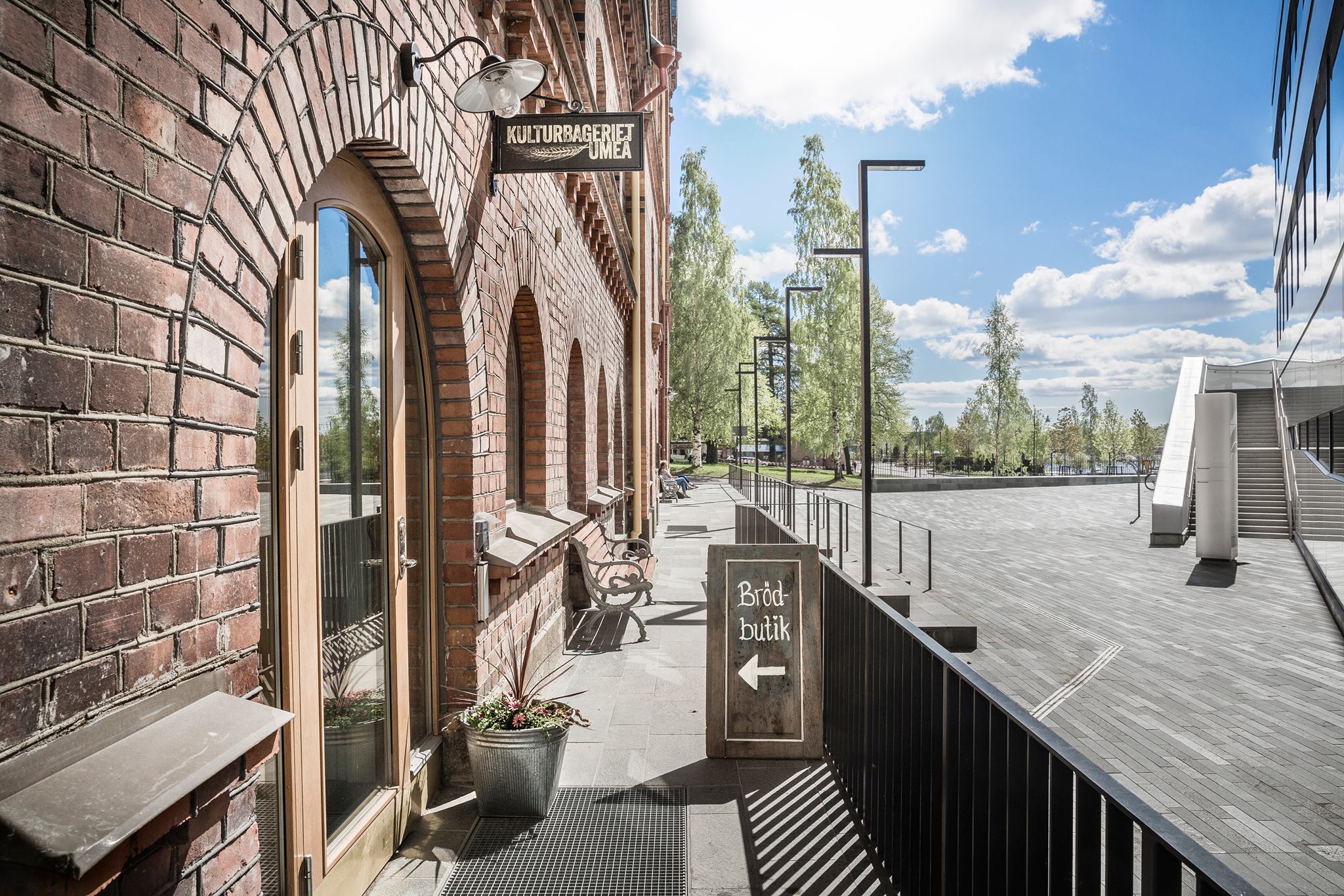 Entrén till kulturbageriet i Umeå